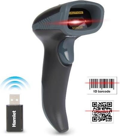 Produktbild Hamlet HBCS-2D110W Strichcodeleser Handheld 1D/2D CMOS Strichcodeleser Schwarz (1D-Barcodes, 2D-Barcodes)