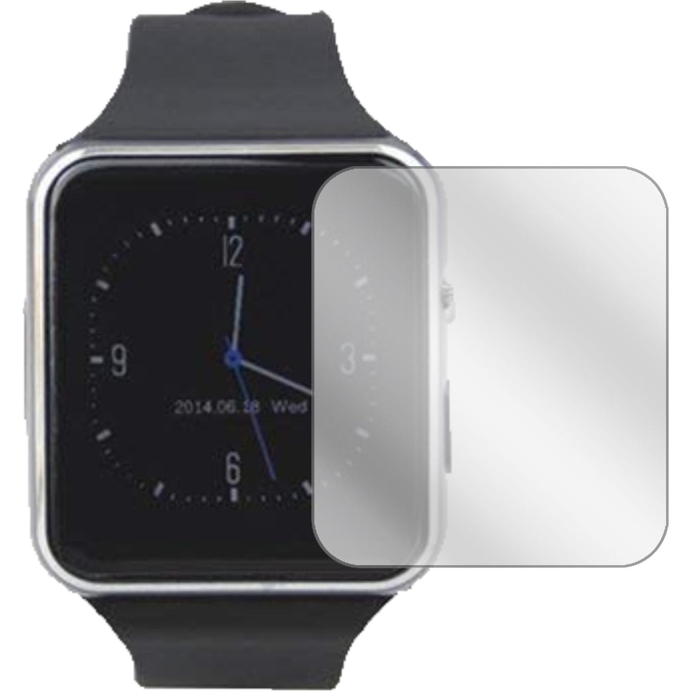 Dipos Displayschutzfolie Crystalclear, Smartwatch Schutzfolie, Transparent