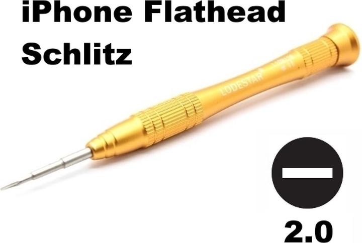 Actual product image Columbus McKinnon Precision Flat-Head Slotted Screwdriver 2.0mm (Port)