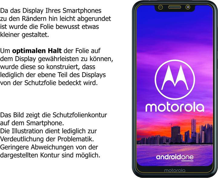 Actual product image Dipos Screen Protector Crystalclear (5 pcs., Motorola P30 Play)