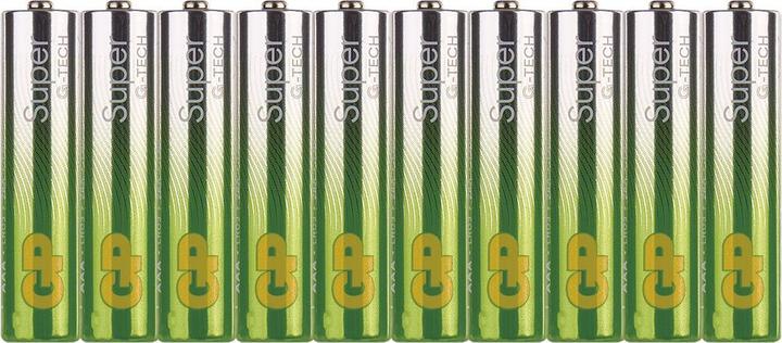 Produktbild GP Batteries GP Alkalick?? baterie SUPER AAA (LR03)- 10ks (10 Stk., AAA)