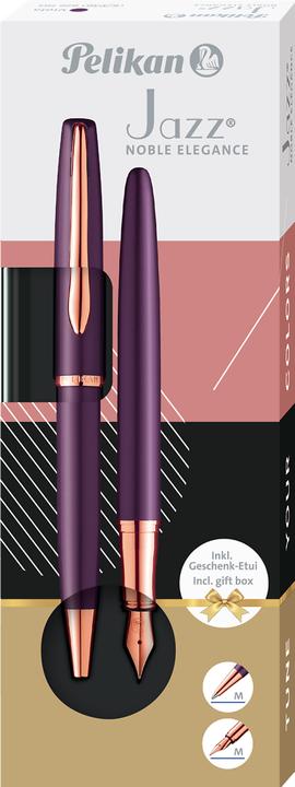 Image du produit Pelikan Set Stylo Plume & Stylo Bille Jazz® Noble Elegance, Viola (Violet, 2x)