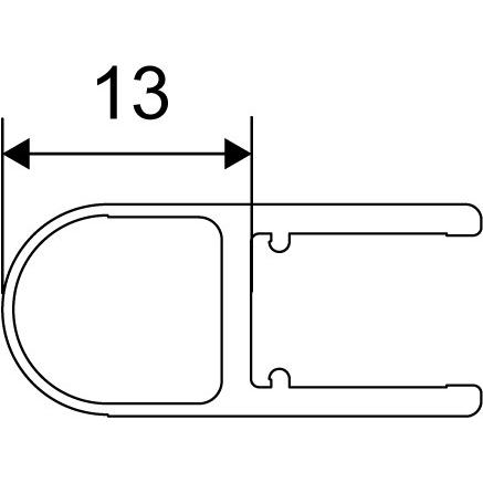 Thumbnail - Pauli+Sohn, Türdichtung, Duschtürdichtungen 90°