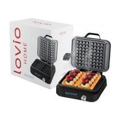 Lovio LVWF002BK Waffle Maker 1500W Black, Waffeleisen, Schwarz