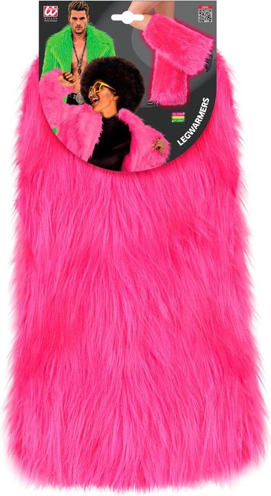 Produktbild Widmann Neon Pinke Plüsch Beinstulpen