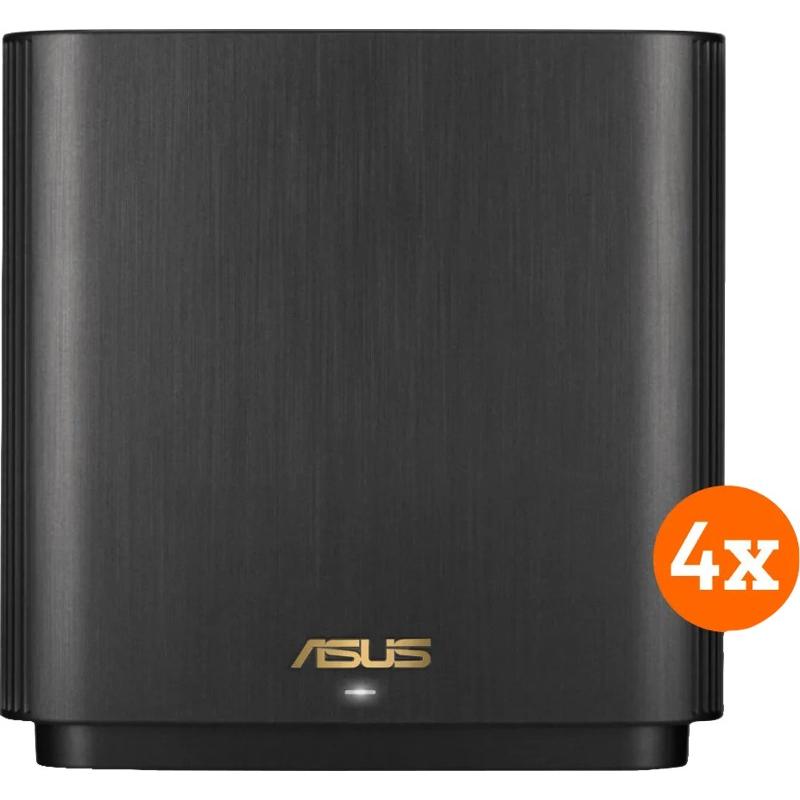 ASUS Zenwifi XT9 Mesh WiFi (4-Pack Zwart), Router, Schwarz