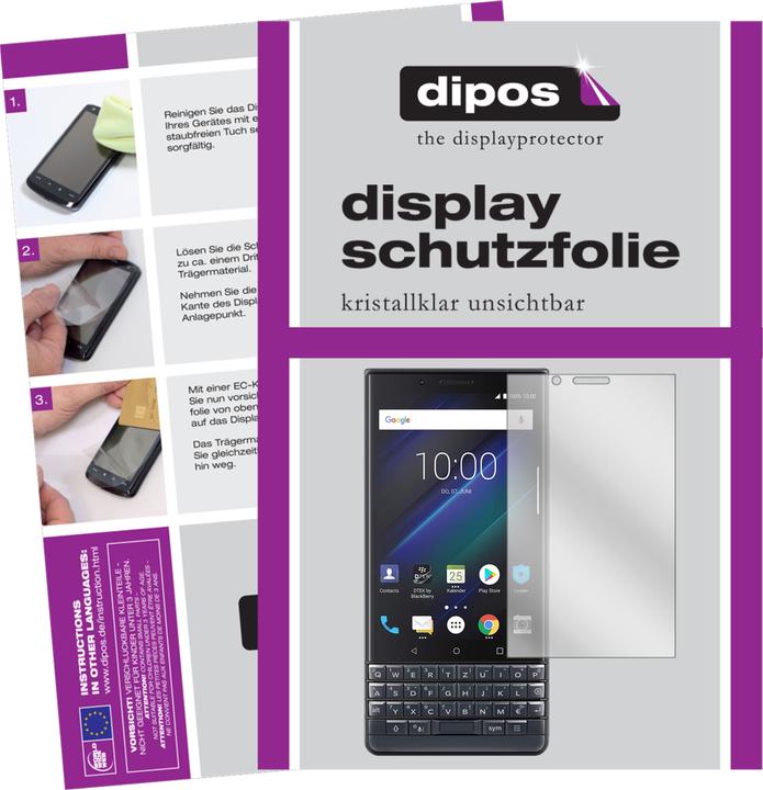 Actual product image Dipos Screen Protector Crystalclear (1 pcs., Blackberry KEY2 LE)