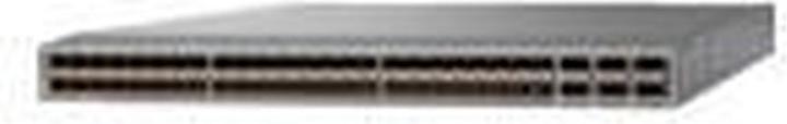 Actual product image Cisco Nexus 9300 with 48p 10/25G SFP+, 6p QSFP, MACsec, UP (48 ports)