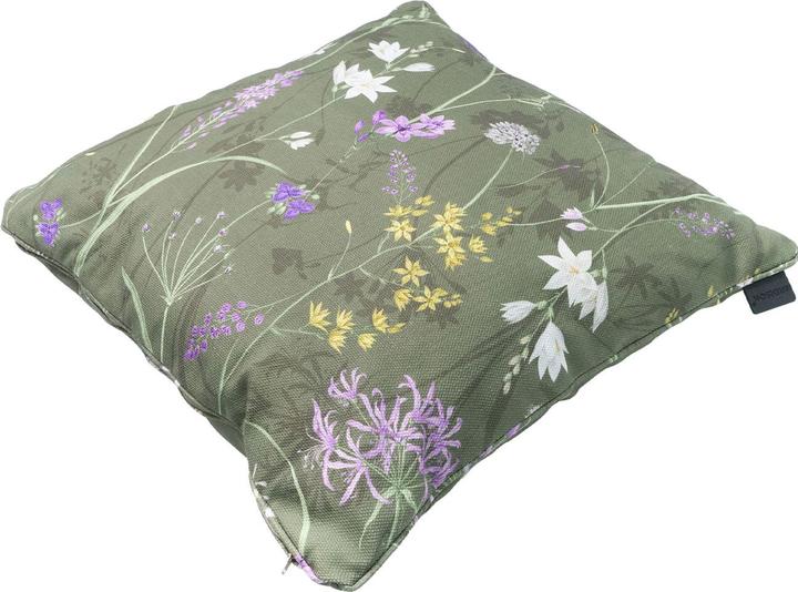 Produktbild Natura Punto 2er-Set Deko-Kissen Outdoor, Blumenmuster grün, 50 x 50 x 10 cm (50 x 50 cm)