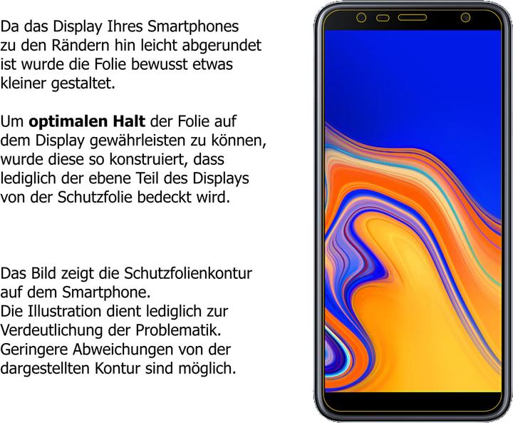 Actual product image Dipos Screen Protector Crystalclear (2 pcs., Samsung Galaxy J6+)