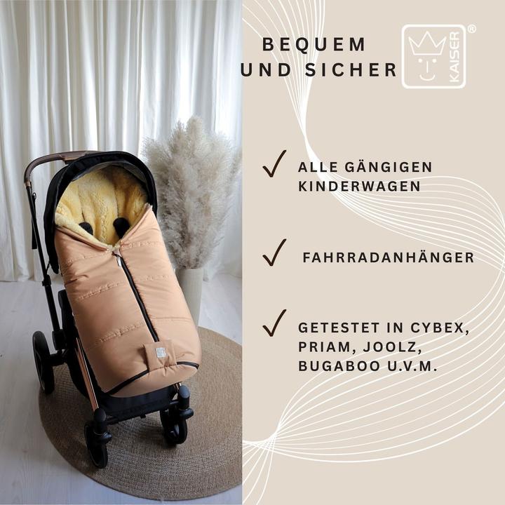 Image du produit Kaiser Baby Kaiser Lammfell Fusssack Iglu 2.0, sand