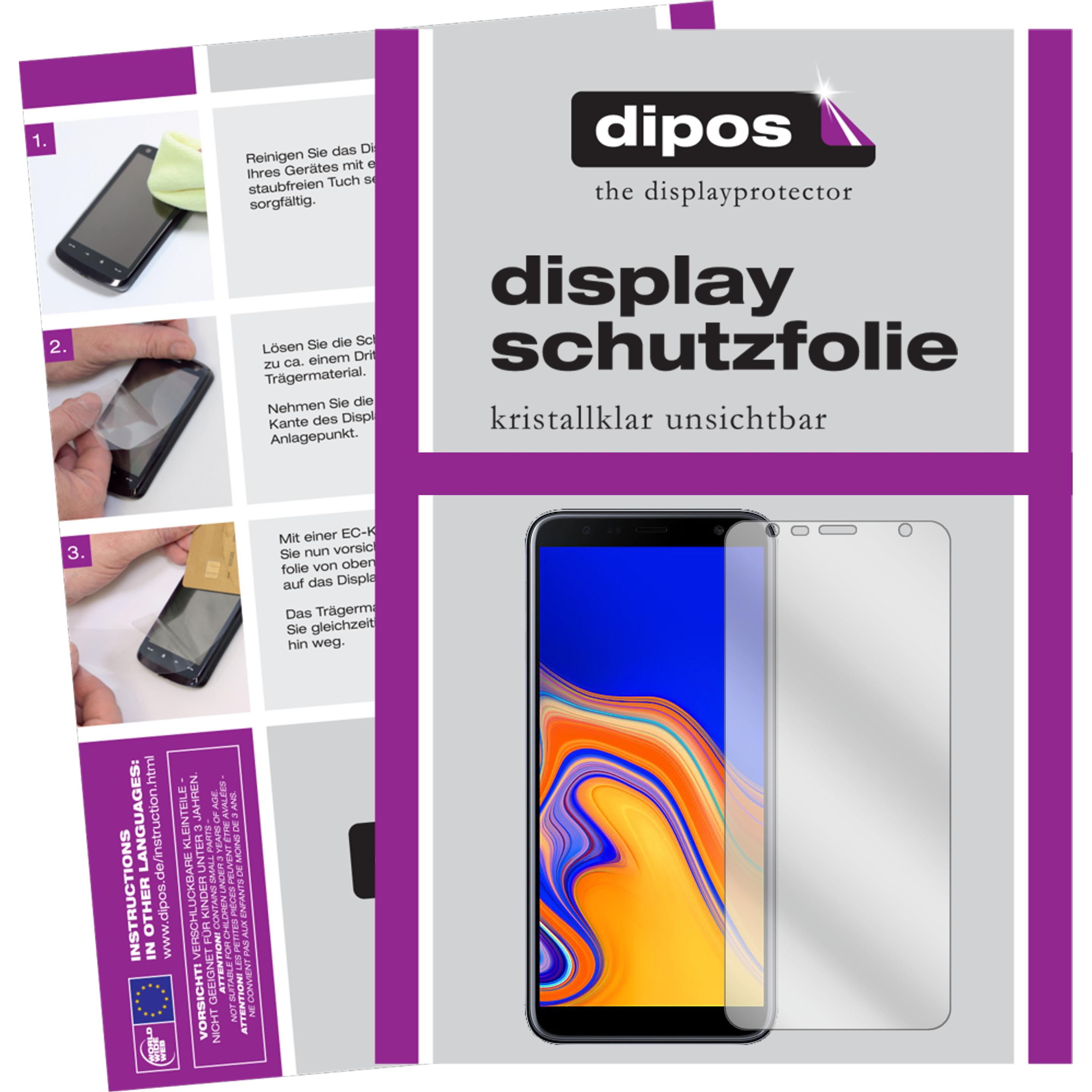 Thumbnail - Dipos Displayschutzfolie Crystalclear (5 Stück, Samsung Galaxy J4+), Smartphone Schutzfolie, Transparent