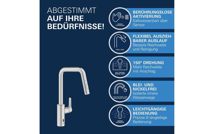 Produktbild Grohe Start Einhand-Spültischbatterie, 1/2"