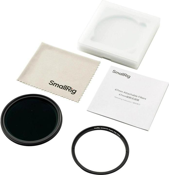 Actual product image SmallRig Clip-on VND filter ND2-ND32 (1-5 stop) 67mm