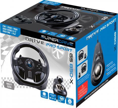 Actual product image Subsonic Superdrive DRIVE PRO SPORT GS850-X (Xbox One S, Xbox One X, Xbox Series X, Xbox Series S, PS4)