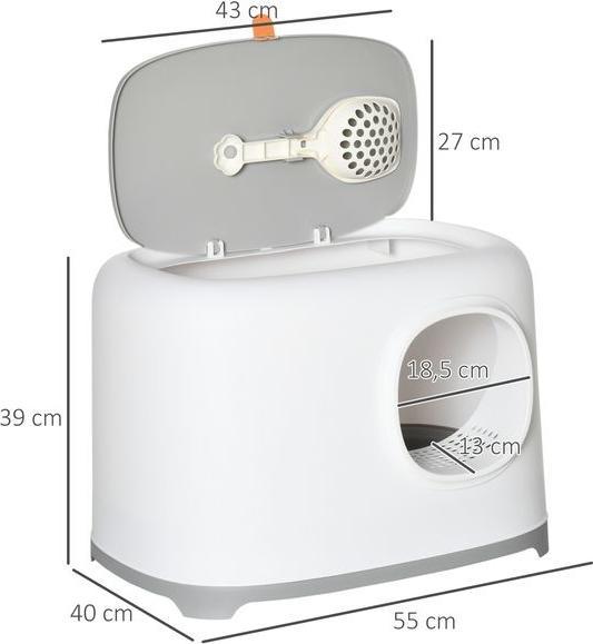 Immagine prodotto Swisshandel24 Katzenklo (Lettiera per gatti chiusa)