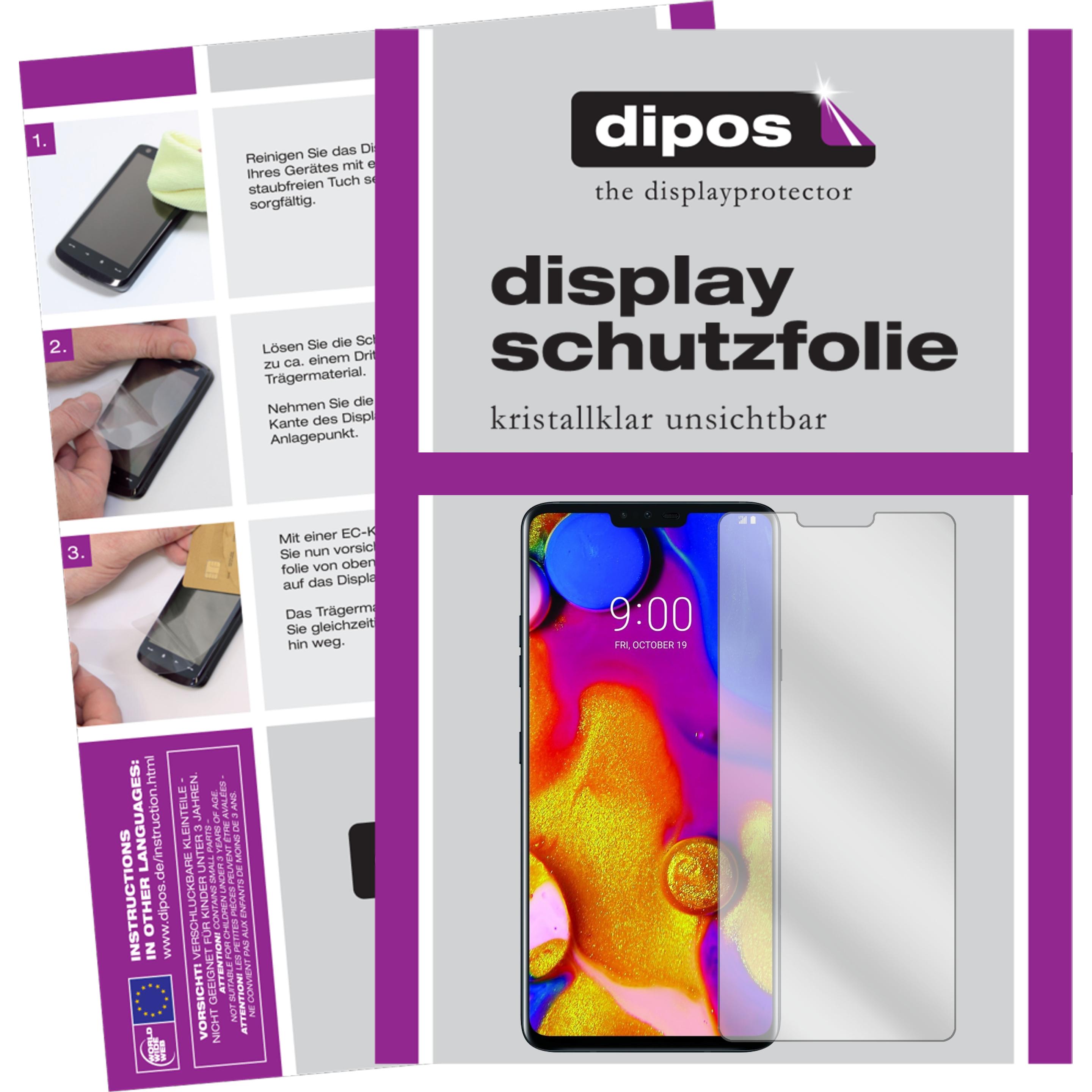 Thumbnail - Dipos Displayschutzfolie Crystalclear (1 Stück, LG V40 ThinQ), Smartphone Schutzfolie, Transparent
