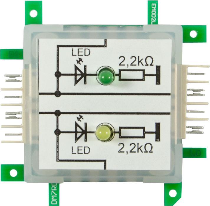 Produktbild Allnet BrickRknowledge Dual GPIO-Monitoring LED 3mm - mit Masse