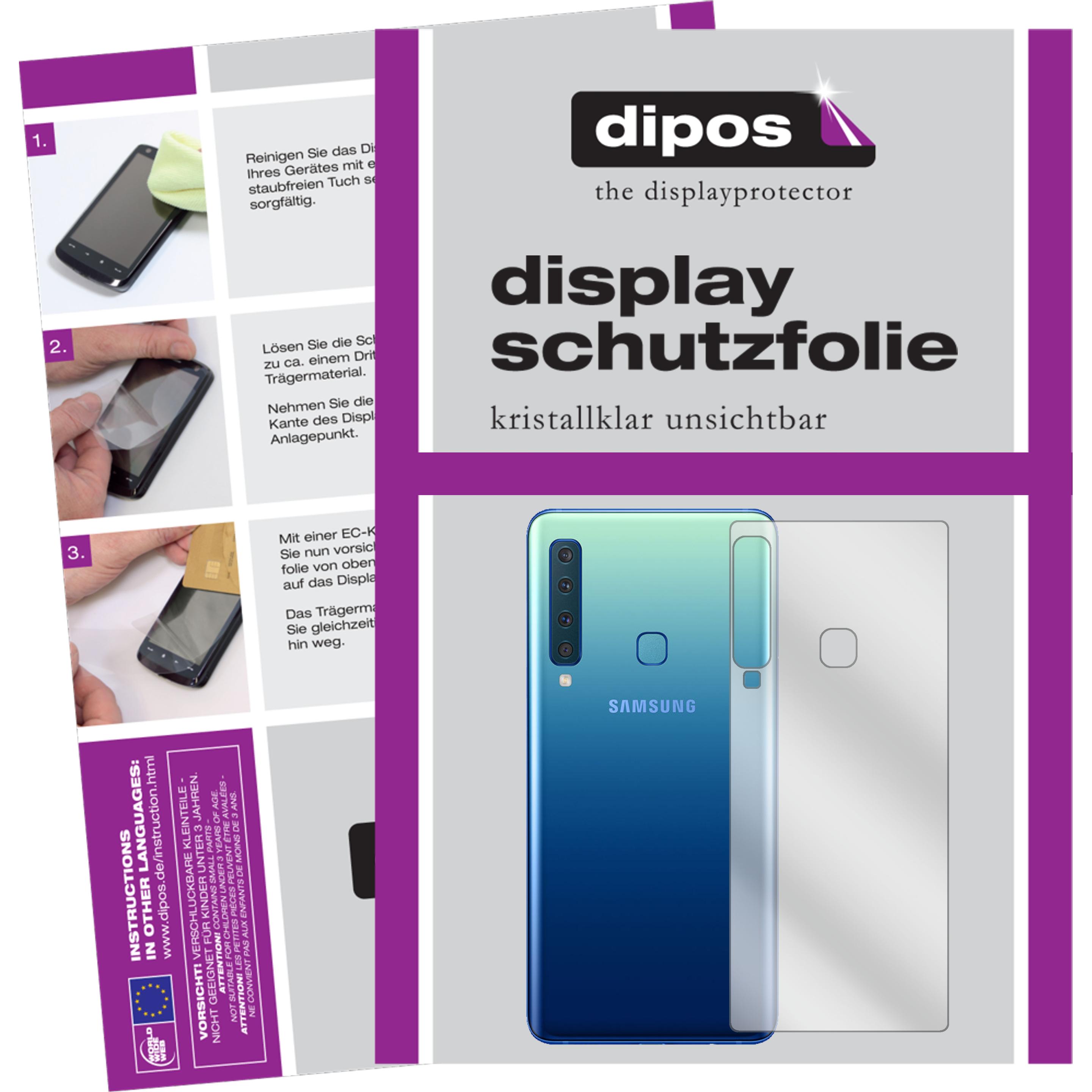 Dipos Displayschutzfolie Crystalclear (2 Stück, Samsung Galaxy A9 (2018)), Smartphone Schutzfolie, Transparent
