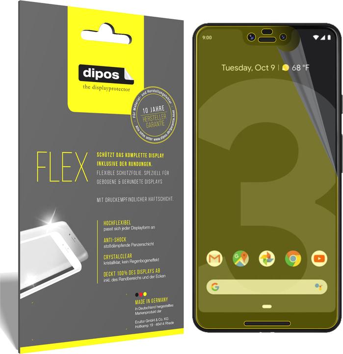 brotect Pellicola Copertura Completa per Google Pixel 6 Pro (Fronte+Fotocamera) 2 Pezzi - Full-Cover 3D Curvo