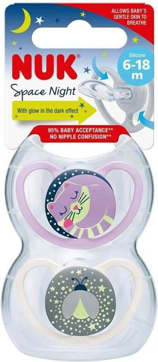 Actual product image NUK Space Night 6-18 m (2x, 6 - 18 Months)