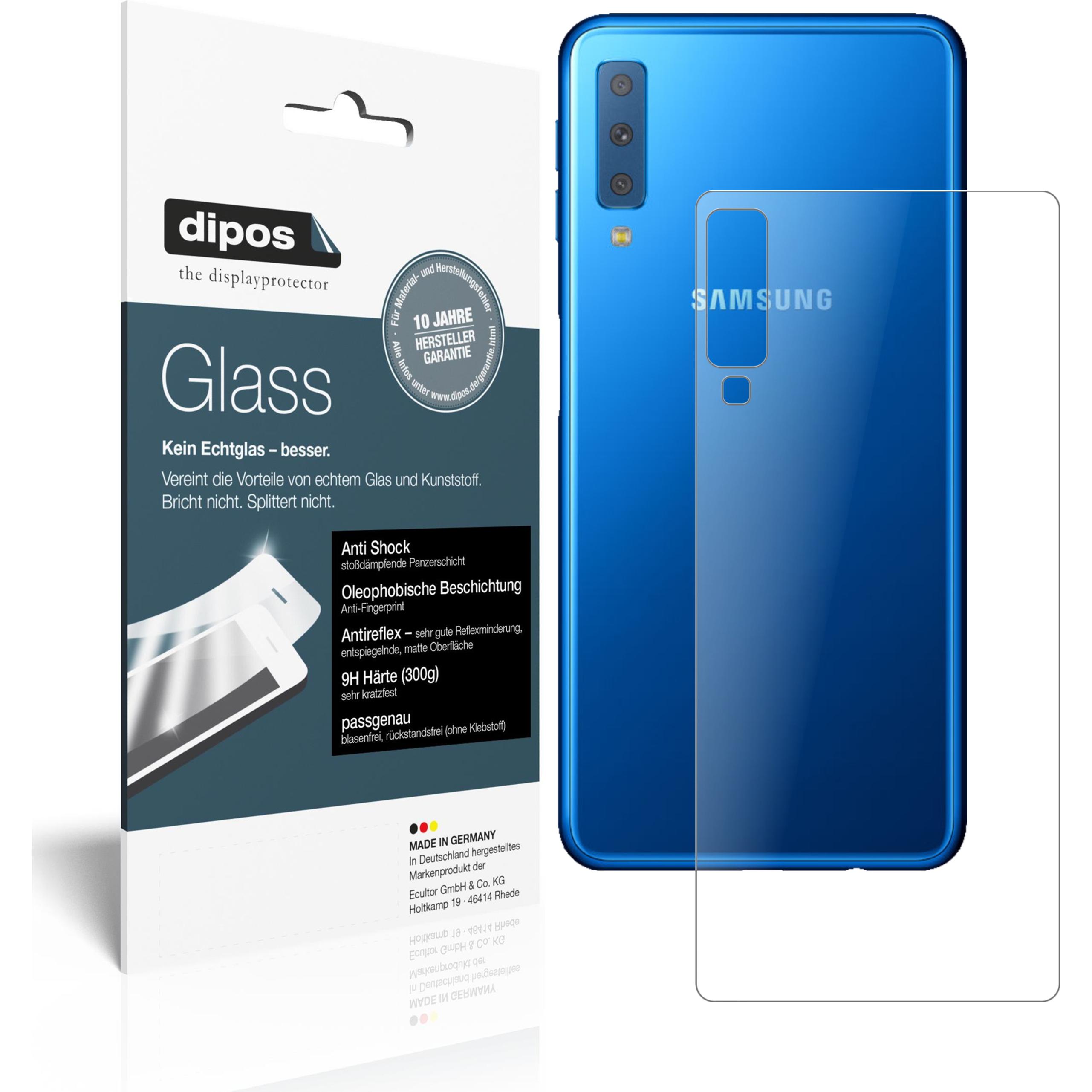 Dipos Displayschutz Anti-Shock (1 Stück, Samsung Galaxy A7 (2018)), Smartphone Schutzfolie, Transparent