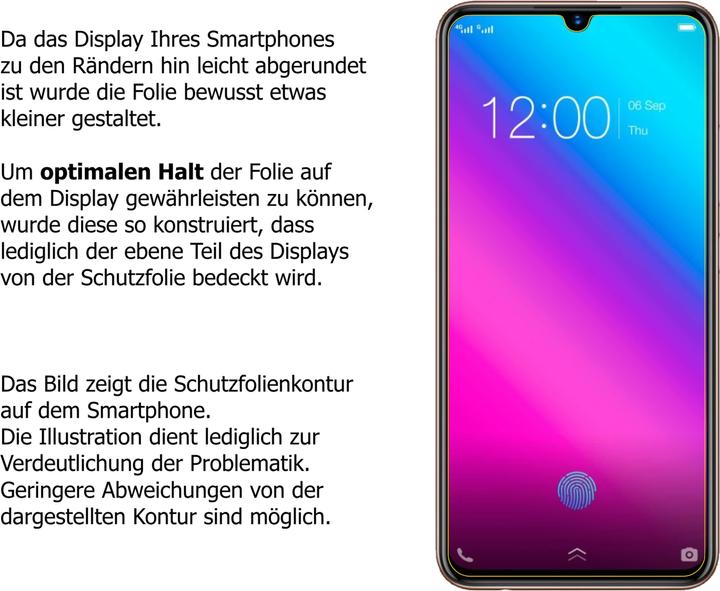 Produktbild Dipos Displayschutzfolie Crystalclear (2 Stk., Vivo V11)