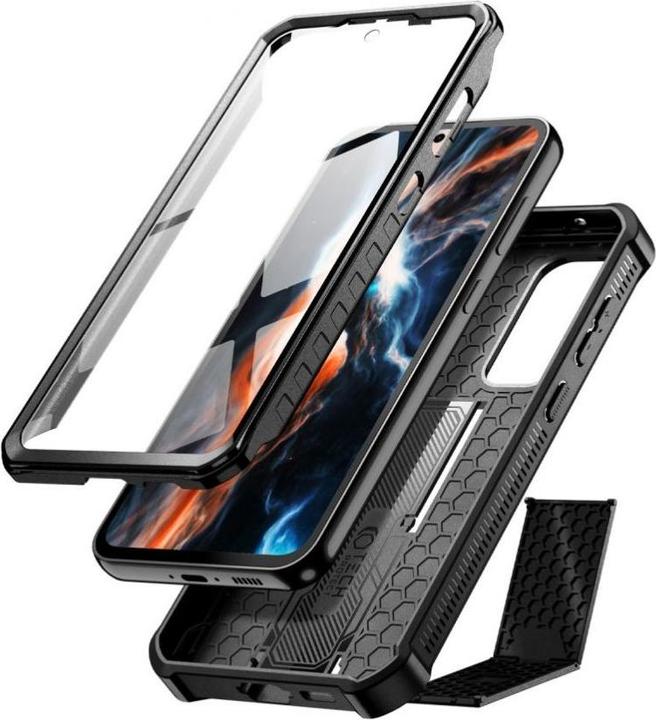 Actual product image Tech Kevlar Pro case for Samsung Galaxy S23 FE - black (Samsung Galaxy S23 FE)