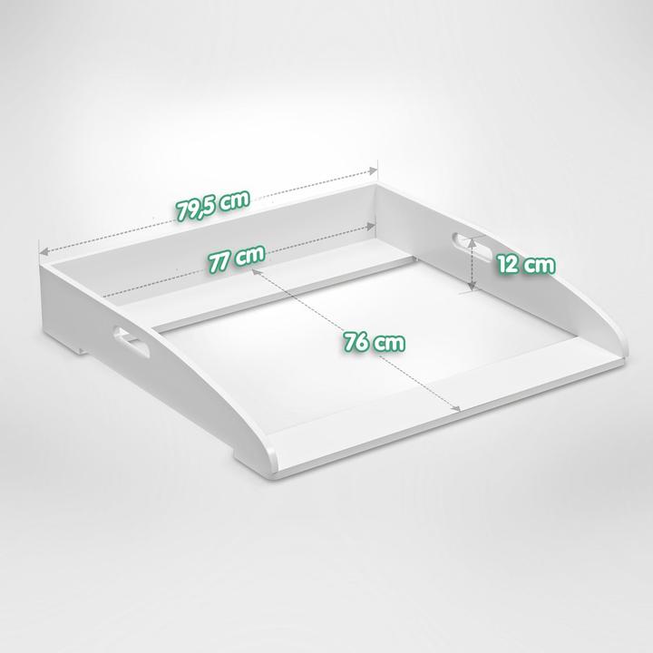 Produktbild Cadani Universal Wickelaufsatz für IKEA Kommoden 77×76×12 cm