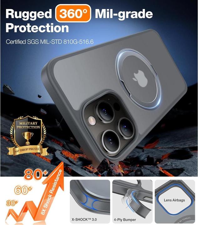 Image du produit Torras UPRO Ostand Pro iPhone 15 Pro (Apple iPhone 15 Pro)