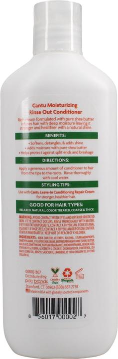 Productafbeelding Cantu Hydraterende Uitspoel Conditioner, 400ml (400 ml)