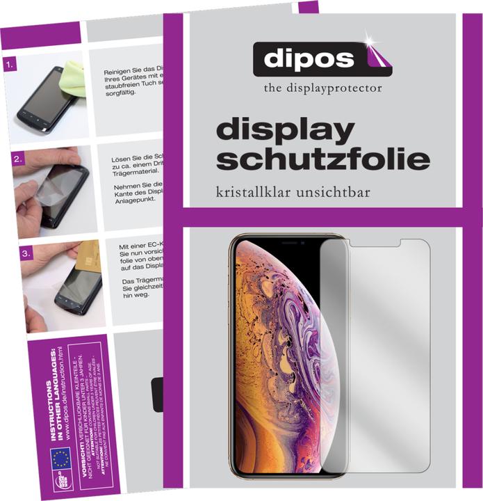 Dipos Pellicola Protettiva (1 Pezzo/i, Apple iPhone XS)