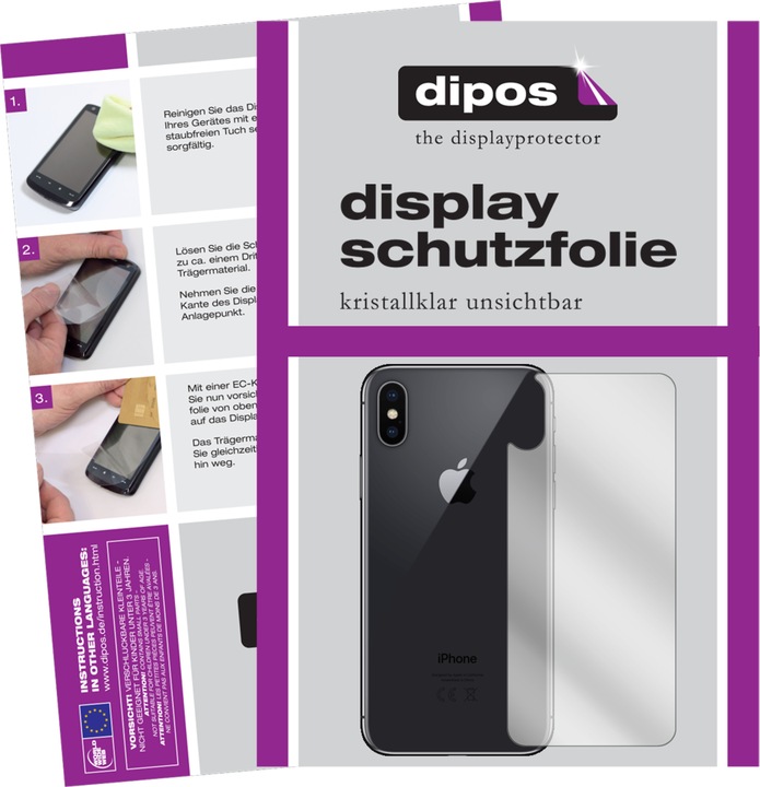 Dipos Pellicola Protettiva (5 Pezzo/i, Apple iPhone XS)