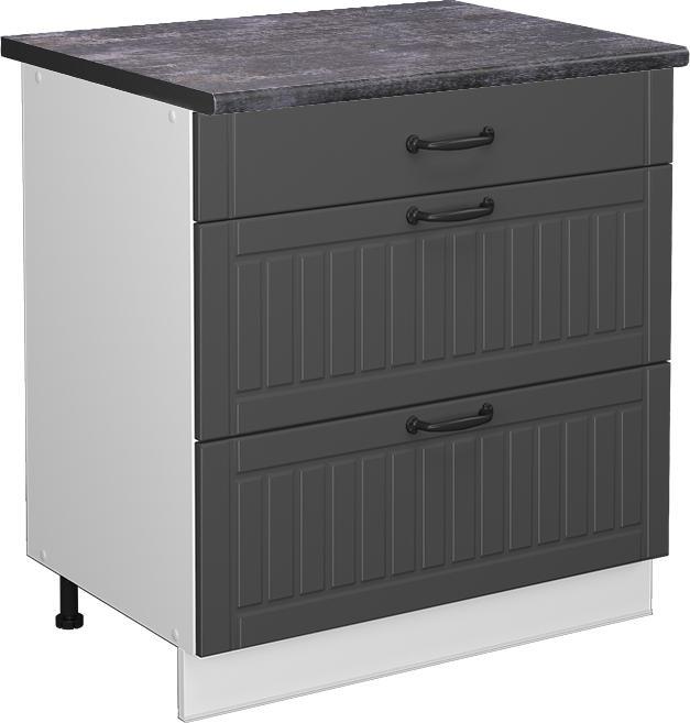 Anthrazit, Anthrazit Landhaus, Weiss