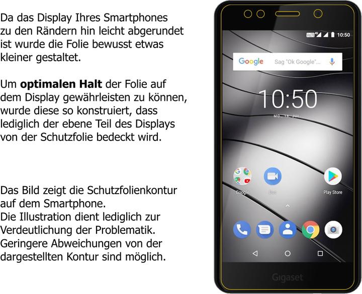 Actual product image Dipos Screen Protector Anti-Shock (2 Piece, Gigaset GS180)