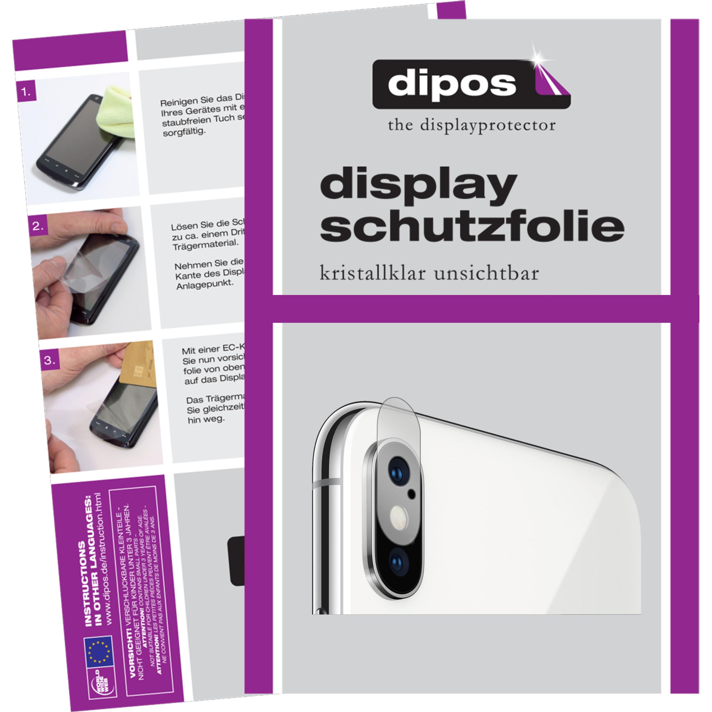 Thumbnail - Dipos Displayschutzfolie Crystalclear (5 Stück, Apple iPhone XS), Smartphone Schutzfolie, Transparent