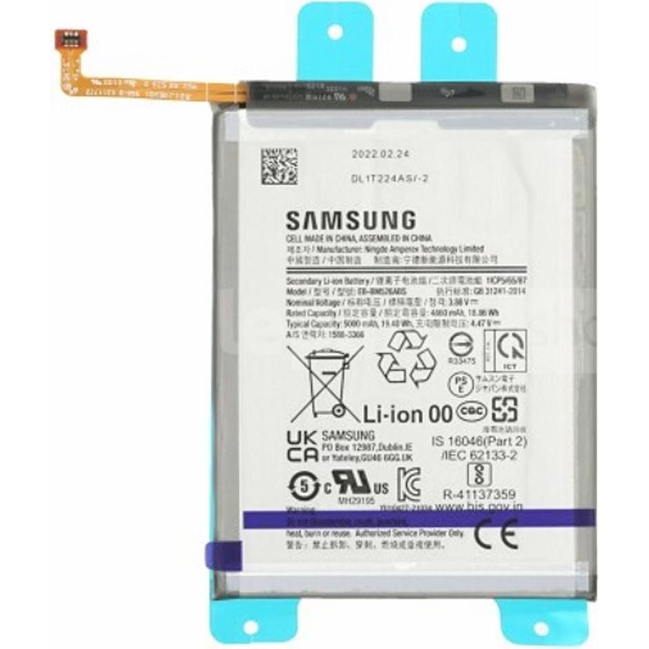 Samsung Galaxy M52 5G Battery EB-BM526ABY/ EB-BM526ABS 5000mAh Original, Smartphone Akku
