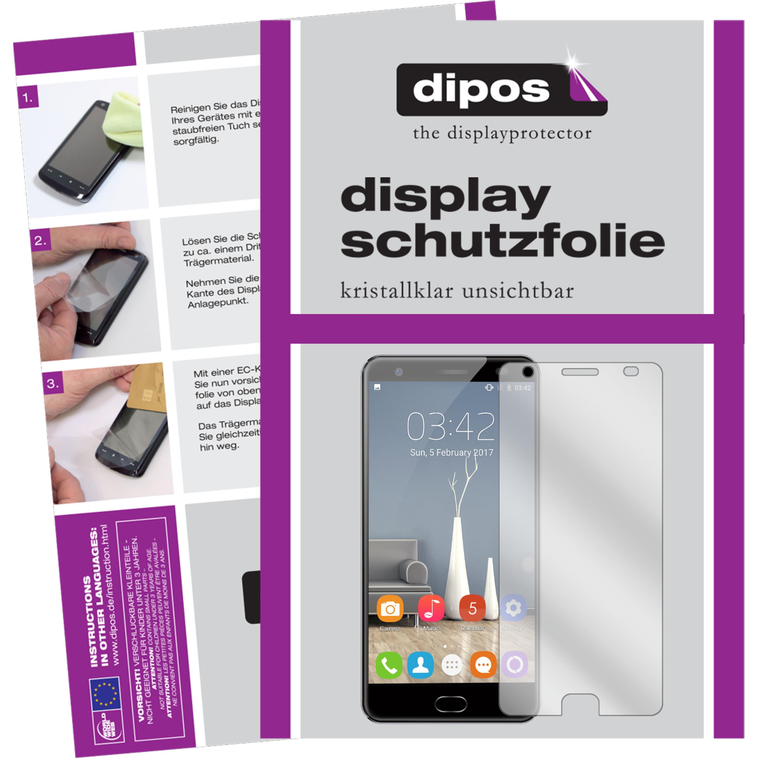 Thumbnail - Dipos Displayschutzfolie Crystalclear (2 Stück, Oukitel OK6000 Plus), Smartphone Schutzfolie, Transparent