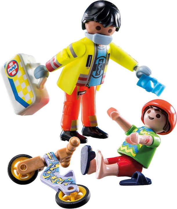 Image du produit Playmobil Ambulancier avec patient (71245, Playmobil City Life)