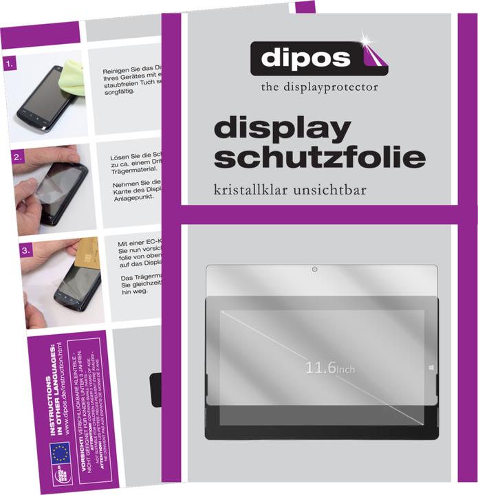 Produktbild Dipos Displayschutzfolie Crystalclear (2 Stück, Ezpad 6 Plus)