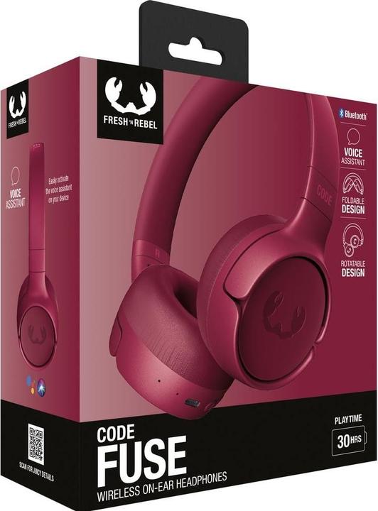 Produktbild Fresh'N Rebel Fresh 'n Rebel Code Fuse Berry Red (30 h, Kabellos)