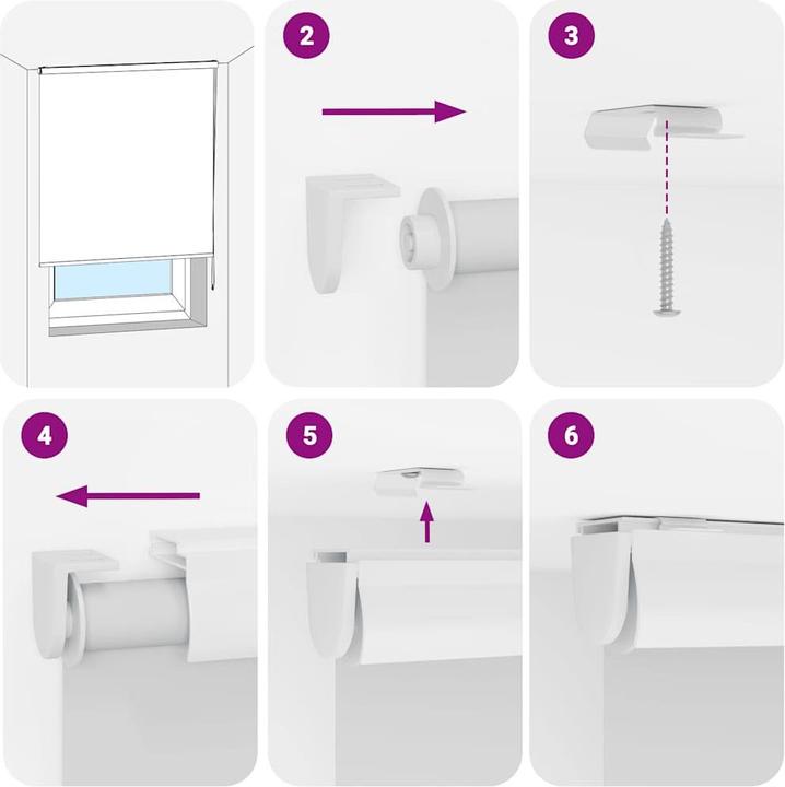 Produktbild vidaXL Duschrollo (90 x 240 cm)