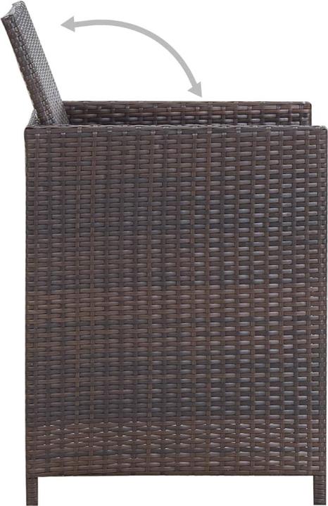 Produktbild vidaXL Gartenmöbel-Set (109 x 109 x 74 cm)