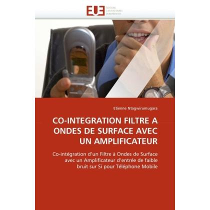 Co-Integration Filtre A Ondes De Surface Avec Un Amplificateur, Fachbücher von Etienne Ntagwirumugara