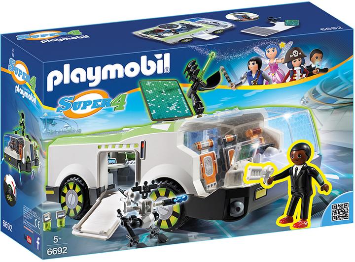 Image du produit Playmobil Techno Caméléon avec Agent Gene (6692, Playmobil Super 4)