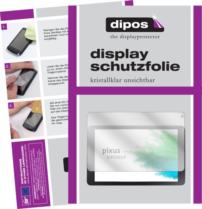 Produktbild Dipos Displayschutzfolie Crystalclear (2 Stück, hiPower)