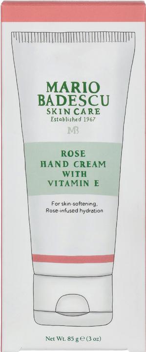 Actual product image Mario Badescu Rose Hand Cream with Vitamine E (85 ml)