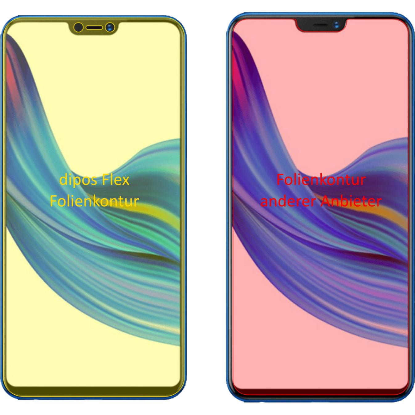 Thumbnail - Dipos Displayschutzfolie Full-Cover 3D (3 Stück, Sony Xperia Z1), Smartphone Schutzfolie, Transparent