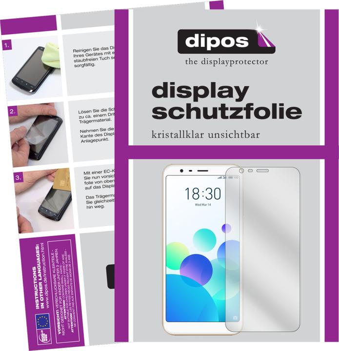 Actual product image Dipos Screen Protector Crystalclear (1 pcs., Meizu M8c)