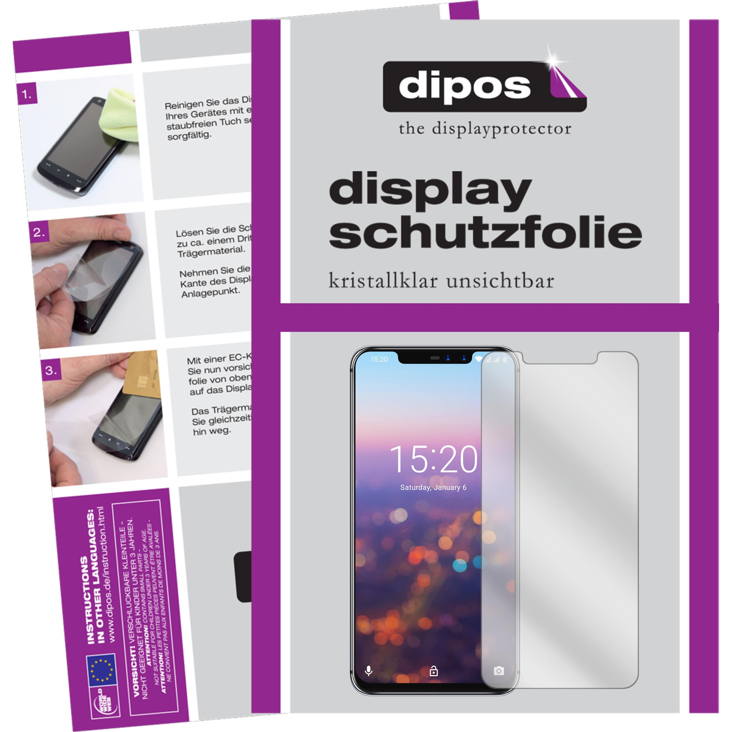 Dipos Displayschutzfolie Crystalclear (6 Stück, Umidigi Z2 Pro), Smartphone Schutzfolie, Transparent